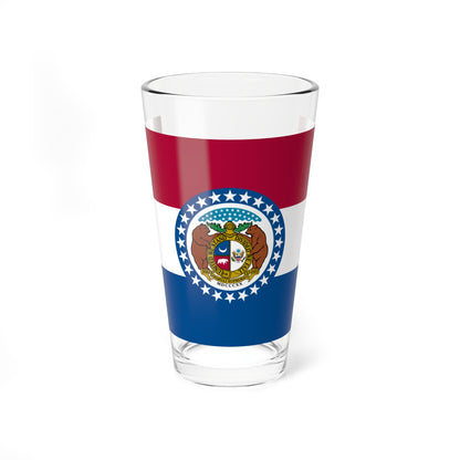 Flag of Missouri 3-2 (United States) Pint Glass 16oz