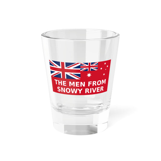 The Men From Snowy River flag (Australia) Shot Glass 1.5oz