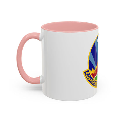 432d Aircraft Maintenance Squadron (U.S. Air Force) Accent Coffee Mug
