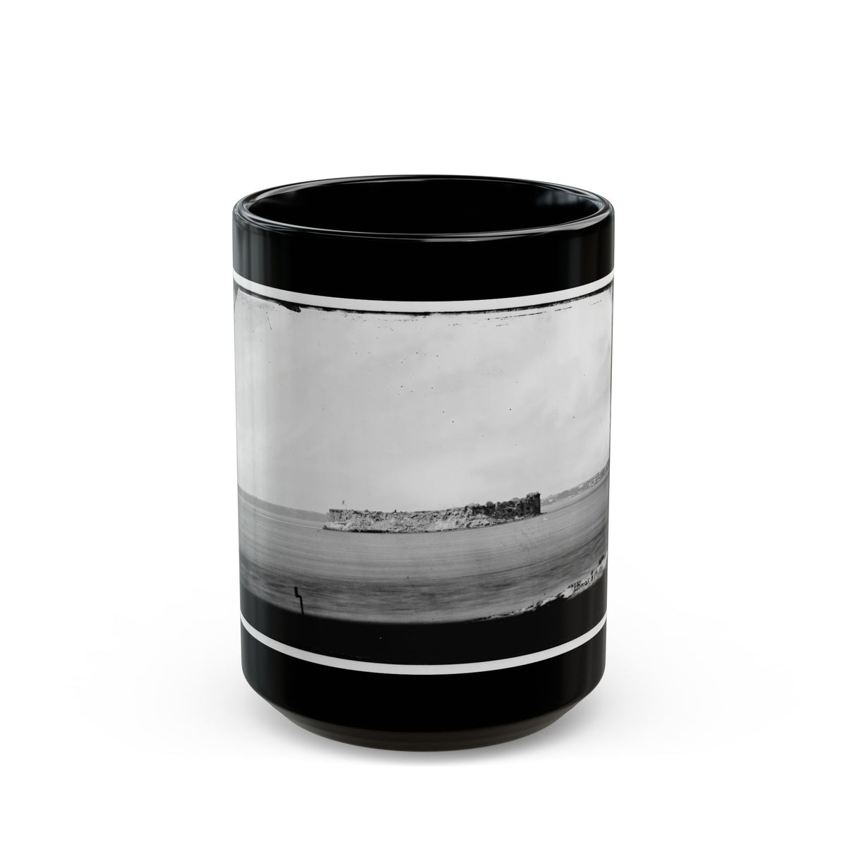 Fort Sumter 001 (U.S. Civil War) Black Coffee Mug