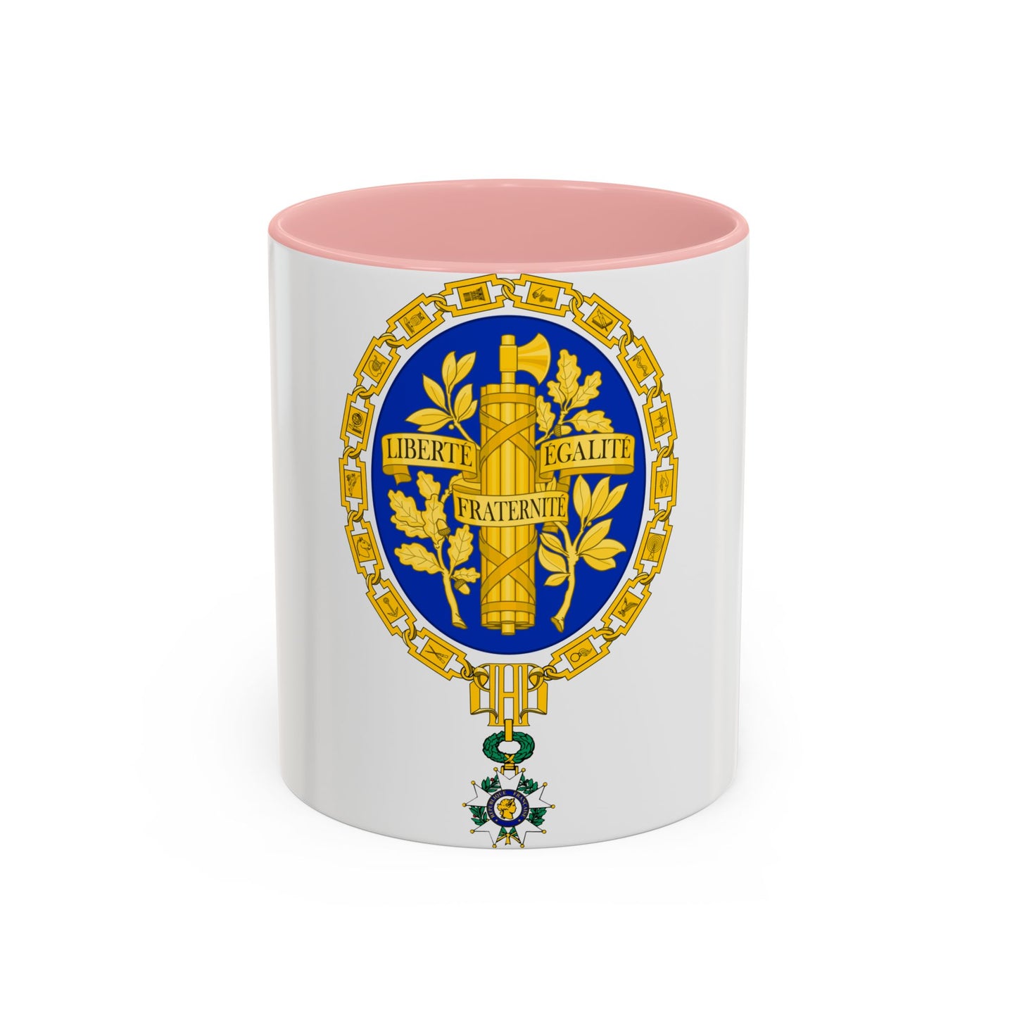 Coat of arms of the French Republic - Accent Coffee Mug