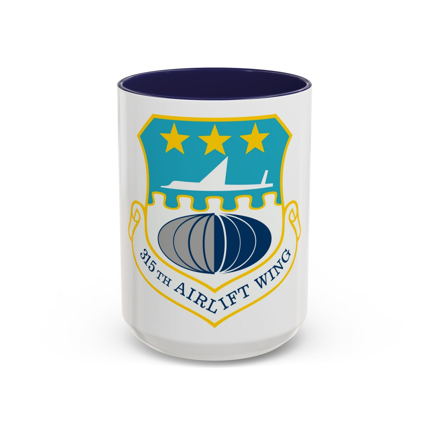 315th Airlift Wing (U.S. Air Force) Accent Coffee Mug