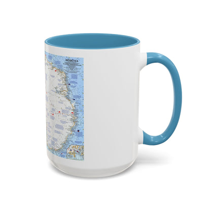 Antarctica (1963) (Map) Accent Coffee Mug