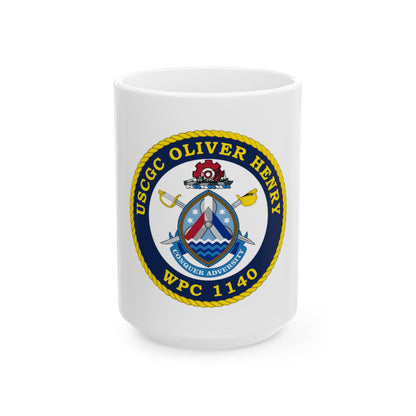 USCGC Oliver Henry WPC 1140 (U.S. Coast Guard) White Coffee Mug