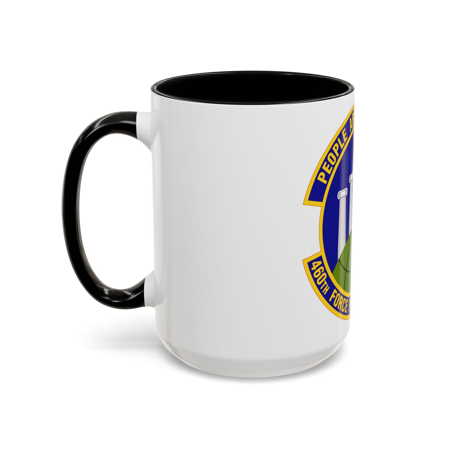 460 Force Support Squadron AFSPC (U.S. Air Force) Accent Coffee Mug