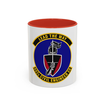 802d Civil Engineer Squadron (U.S. Air Force) Accent Coffee Mug