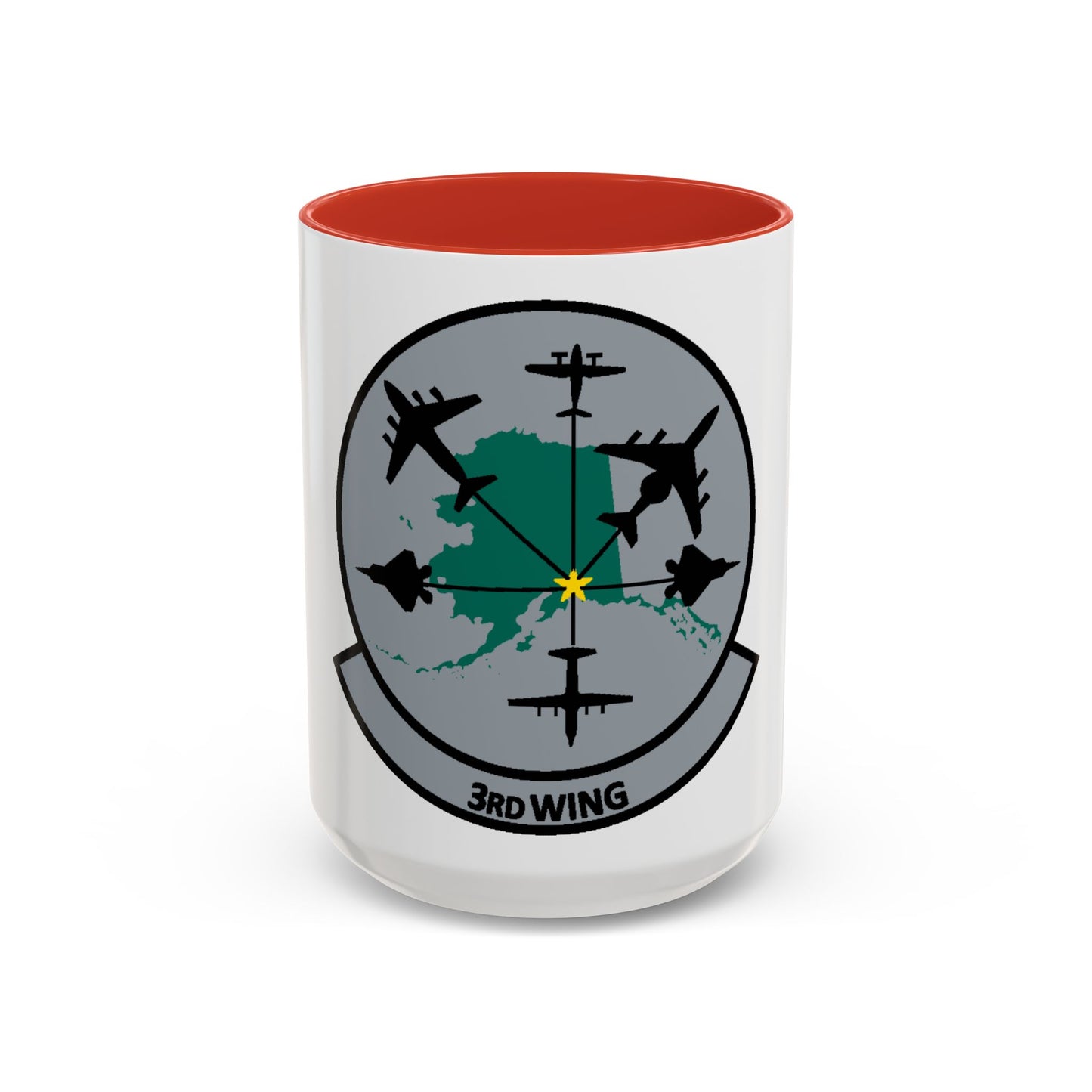 3rd Wing v2 (U.S. Air Force) Accent Coffee Mug