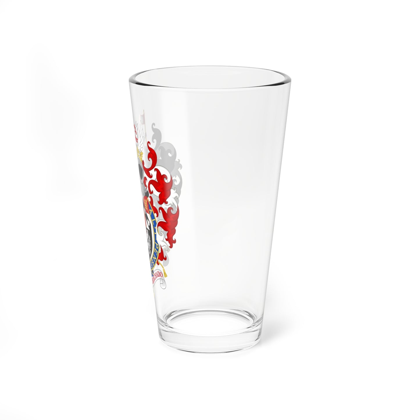 Coat of Arms of Winston Churchill (United Kingdom) (Coat of Arms) Pint Glass 16oz