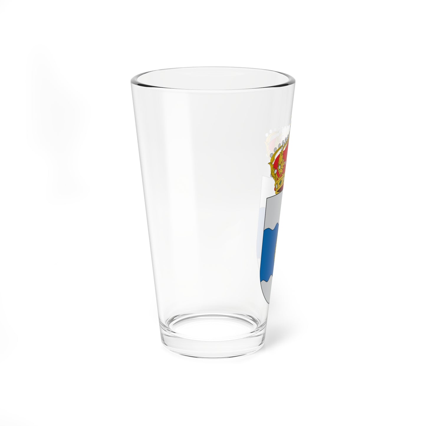 Escudo de Alcalá de Gurrea (Spain) (Coat of Arms) Pint Glass 16oz