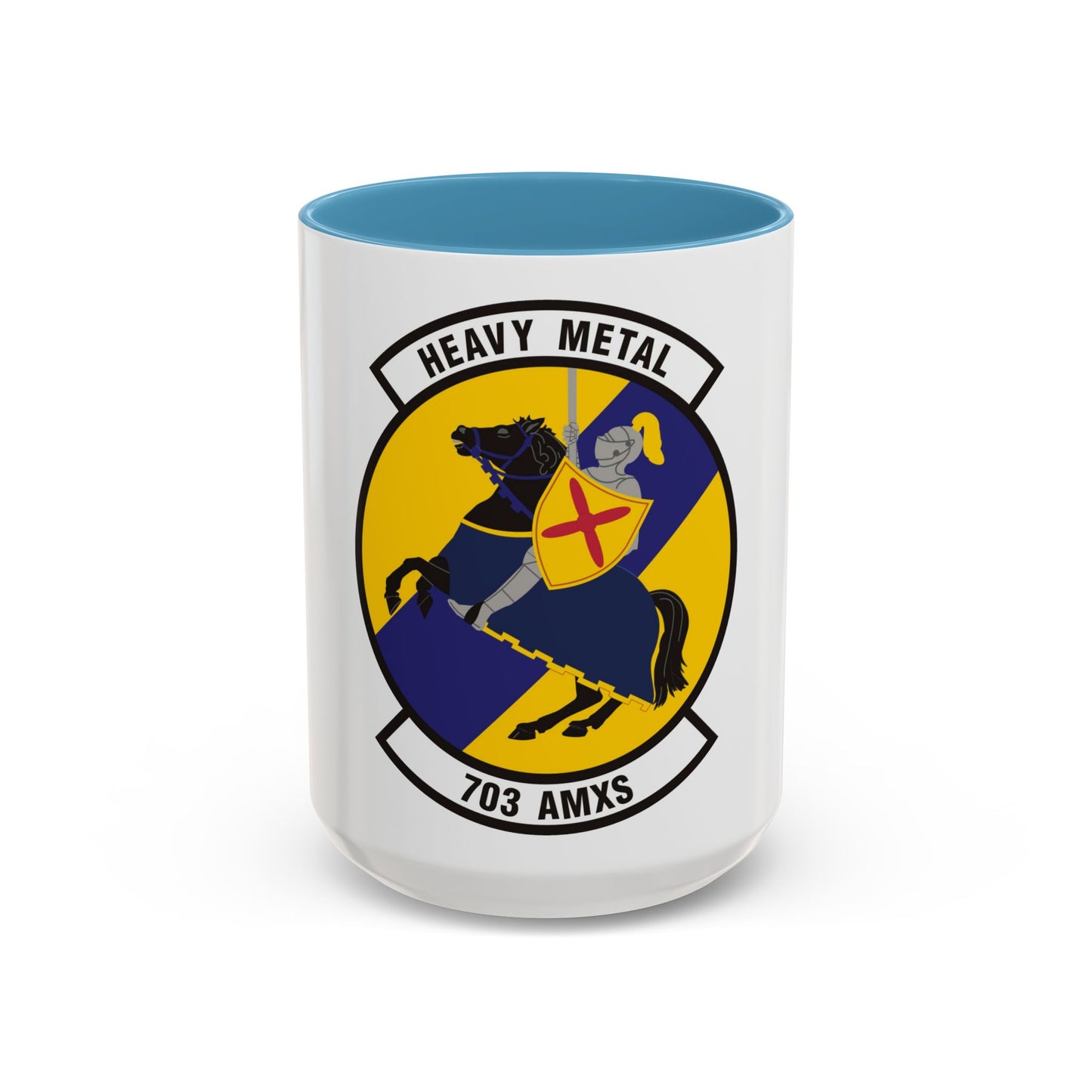 703d Aircraft Maintenance Squadron (U.S. Air Force) Accent Coffee Mug