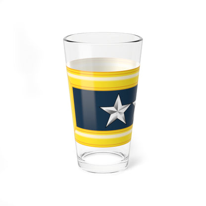 Army USA OF 08 (United States) (Military Rank) Pint Glass 16oz