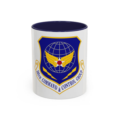 595 Command and Control Group AFSPC (U.S. Air Force) Accent Coffee Mug