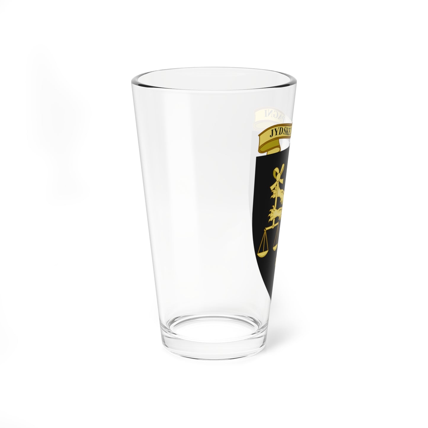 Emblem for the 4-V-JDR (Denmark) (Coat of Arms) Pint Glass 16oz