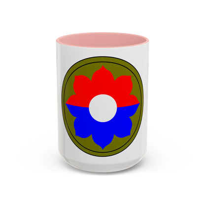 9th Infantry Division patch (U.S. Army) Accent Coffee Mug