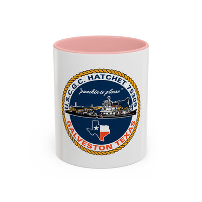 USCGC Hatchet 75309 Galveston TX (U.S. Coast Guard) Accent Coffee Mug