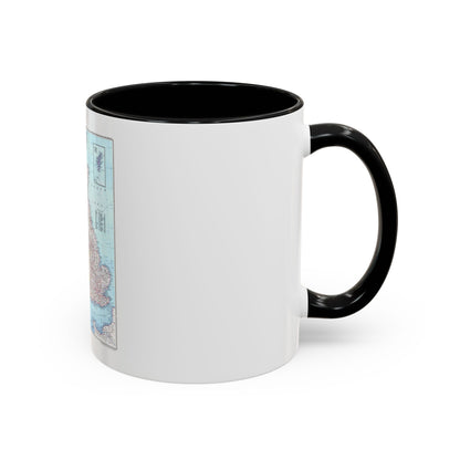 British Isles (1979) (Map) Accent Coffee Mug