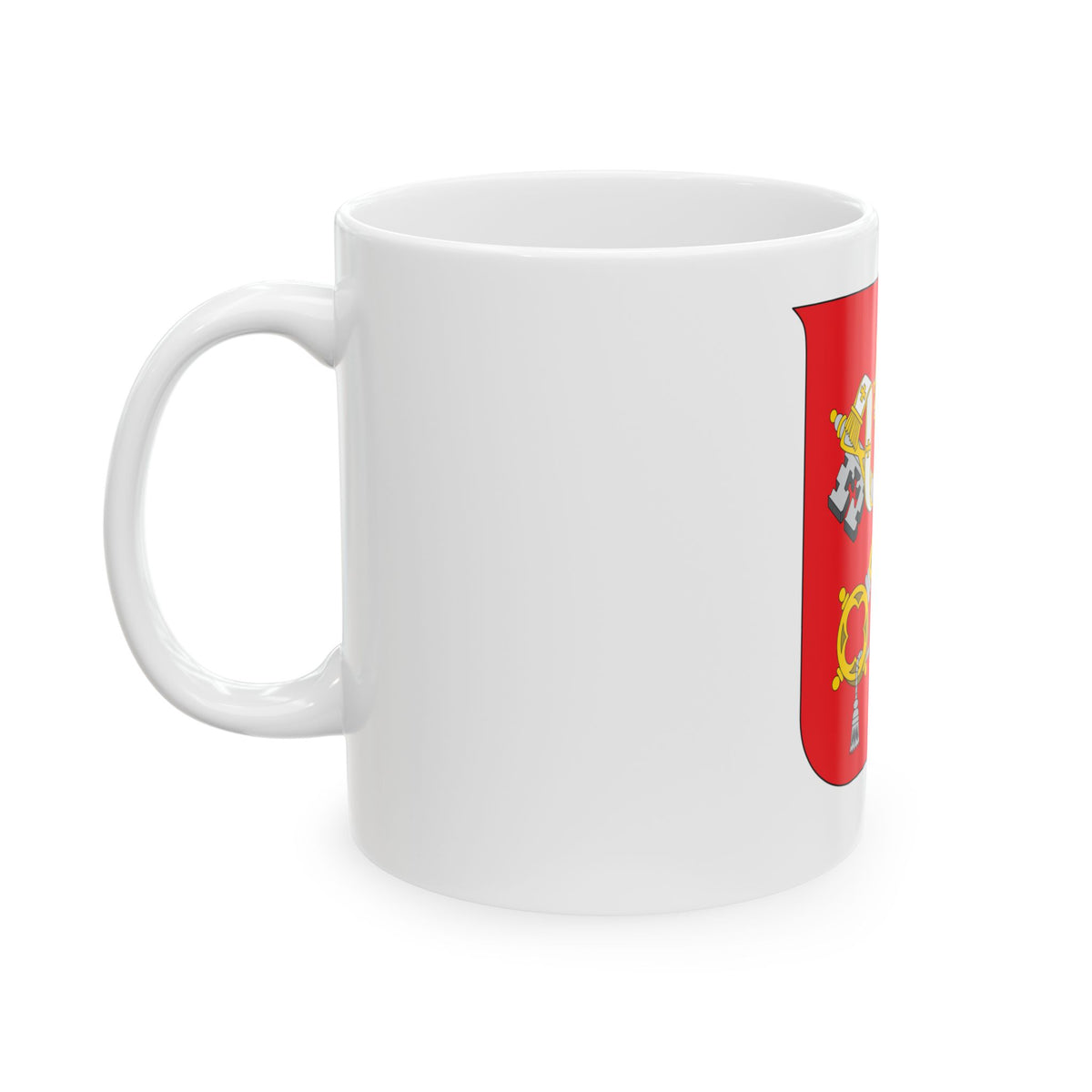 Coat of arms of Vatican City State - White Coffee Mug