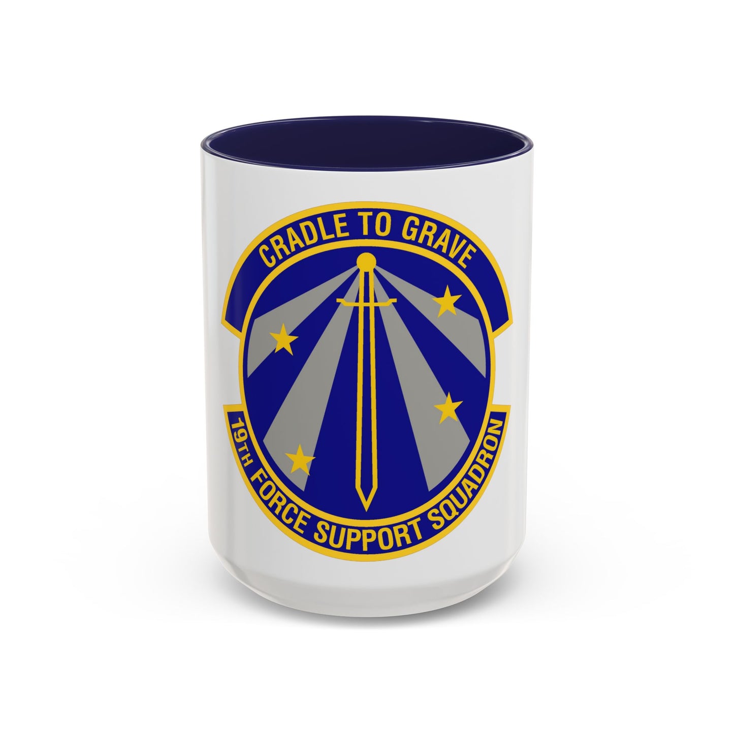 19th Force Support Squadron (U.S. Air Force) Accent Coffee Mug