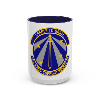 19th Force Support Squadron (U.S. Air Force) Accent Coffee Mug