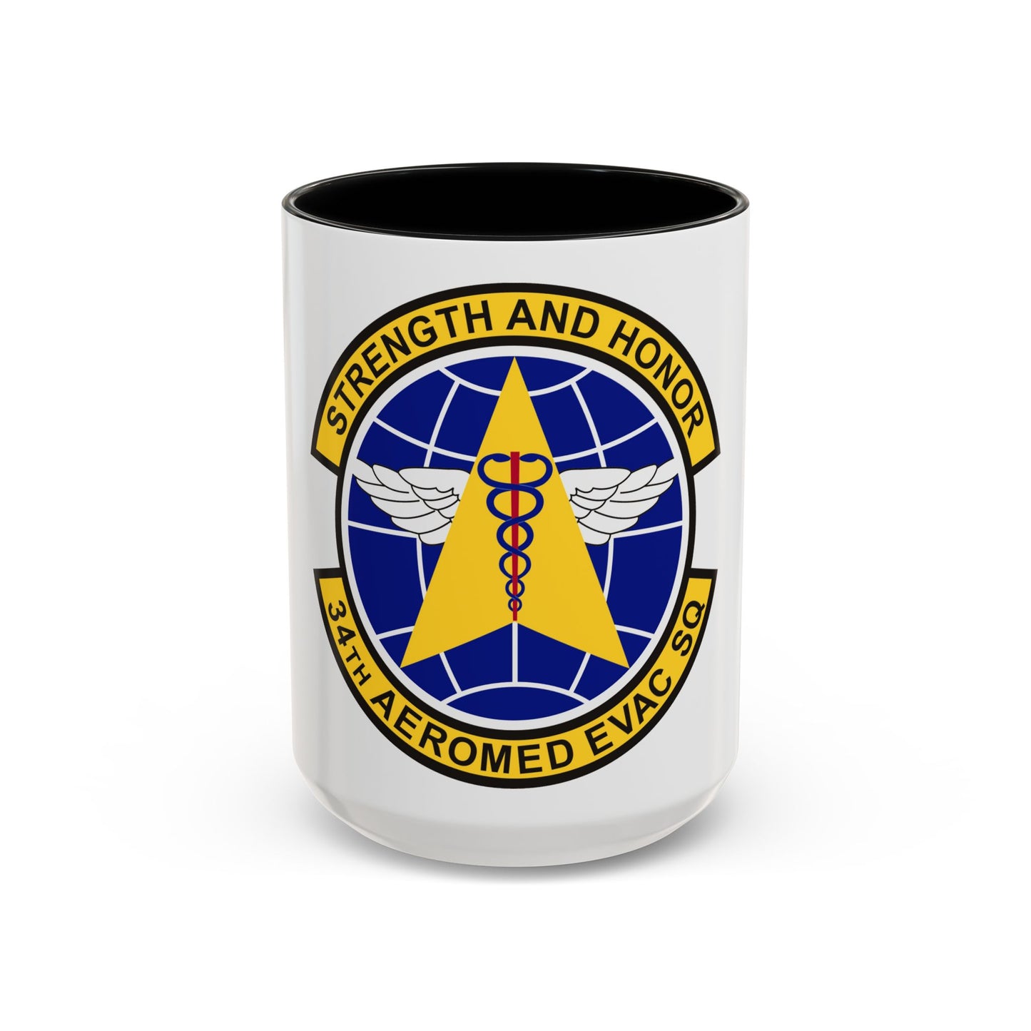 34th Aeromedical Evacuation Squadron (U.S. Air Force) Accent Coffee Mug