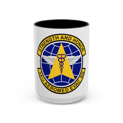 34th Aeromedical Evacuation Squadron (U.S. Air Force) Accent Coffee Mug