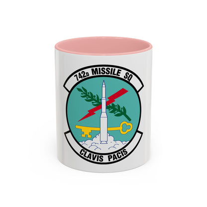 742 Missile Squadron AFGSC (U.S. Air Force) Accent Coffee Mug