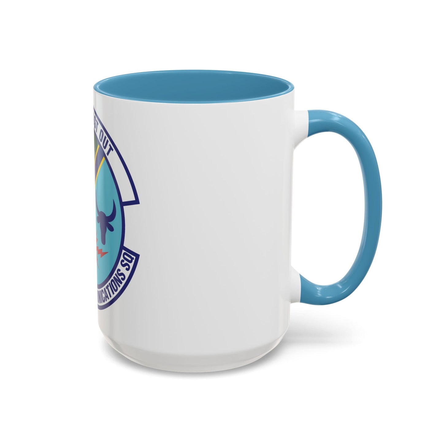 1st Combat Communications Squadron (U.S. Air Force) Accent Coffee Mug