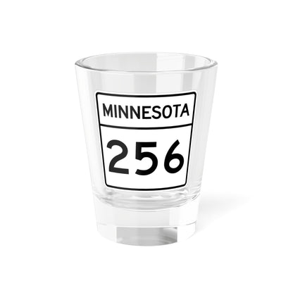 MN-256 1948 (Minnesota) (Road Sign) Shot Glass 1.5oz