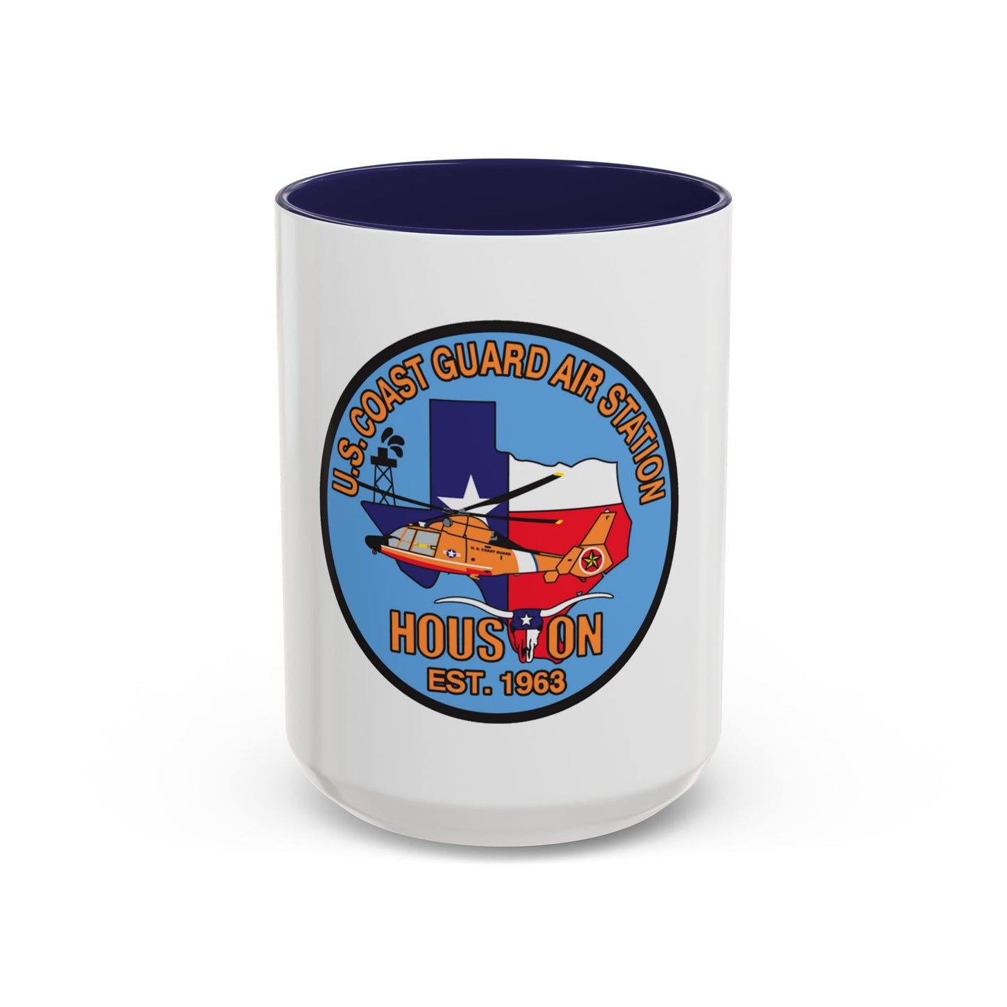 USCG Air Station Houston 2 (U.S. Coast Guard) Accent Coffee Mug