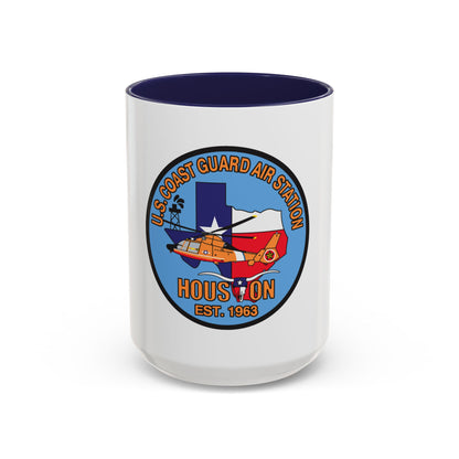 USCG Air Station Houston 2 (U.S. Coast Guard) Accent Coffee Mug