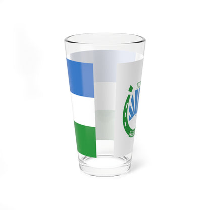 Flag of Nalchik 2009 (Russia) Pint Glass 16oz