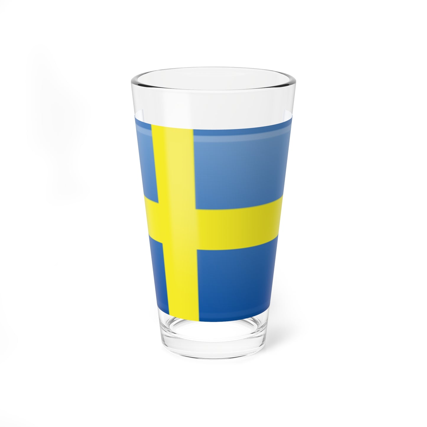 Swedish Flag-1 (Sweden) Pint Glass 16oz