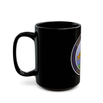 Seal of Corning NY - Black Coffee Mug