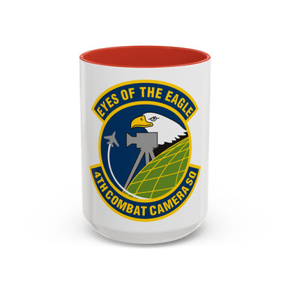 4 Combat Camera Squadron (U.S. Air Force) Accent Coffee Mug