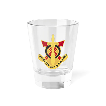 Verre à liqueur du 107e groupe d'artillerie (armée américaine) 1,5 oz