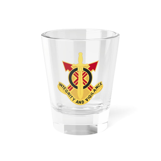 Verre à liqueur du 107e groupe d'artillerie (armée américaine) 1,5 oz