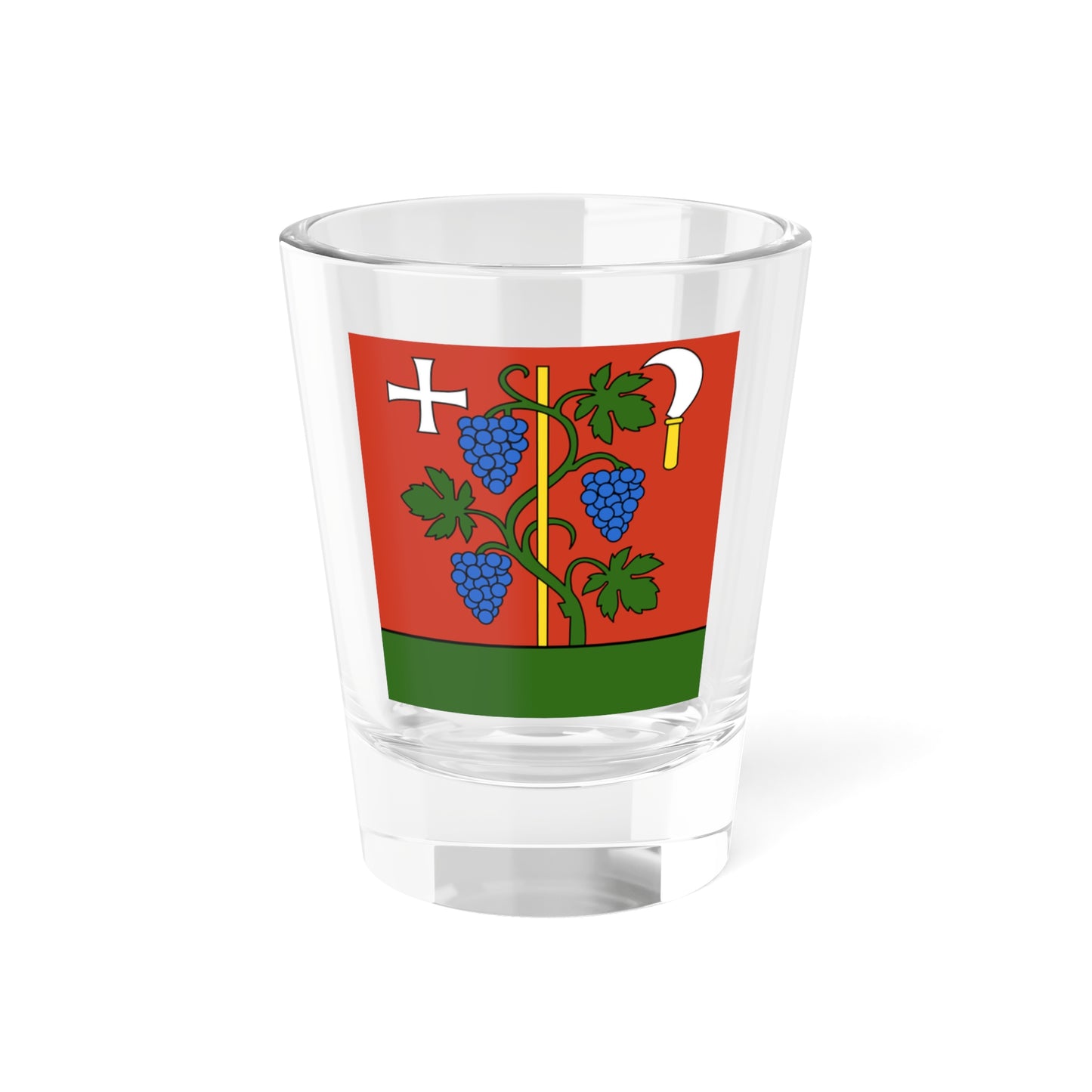 CHE Hongg Flag (Switzerland) Shot Glass 1.5oz