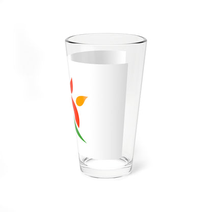 Flag of Asago Hyogo (Japan) Pint Glass 16oz