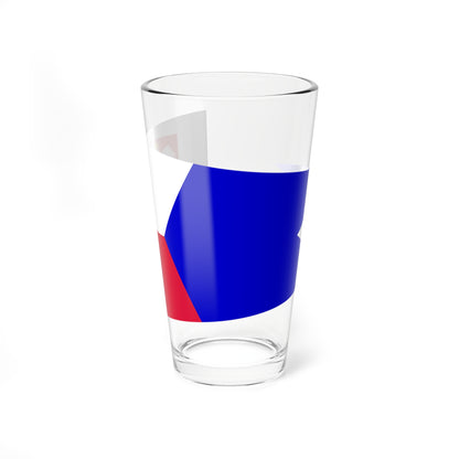POL dowodca dywizjonu okretow rank flag (Poland) Pint Glass 16oz