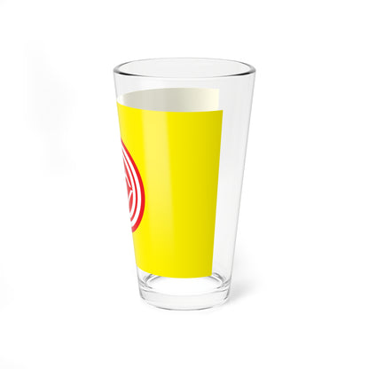 Flag of Ishikari Hokkaido 1927-1996 (Japan) Pint Glass 16oz