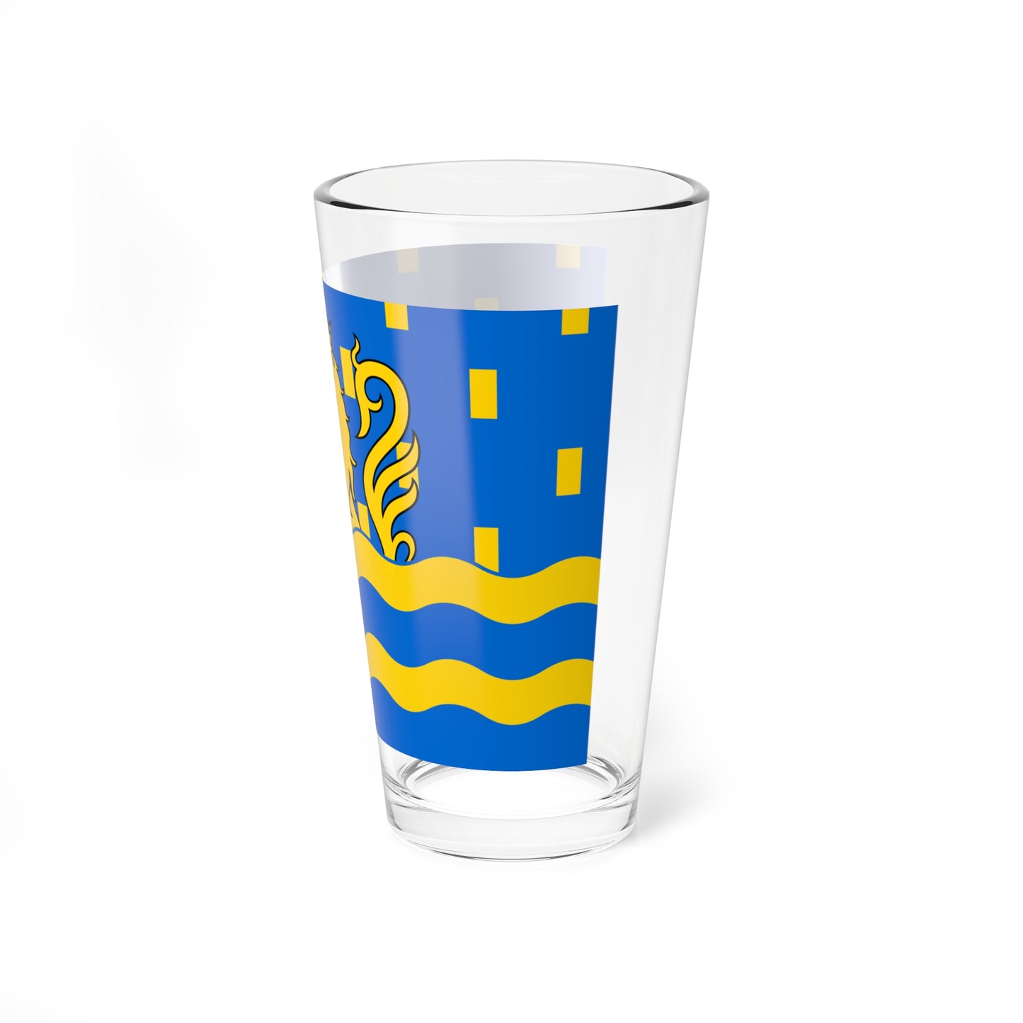 Proposed flag of Doubs (France) Pint Glass 16oz