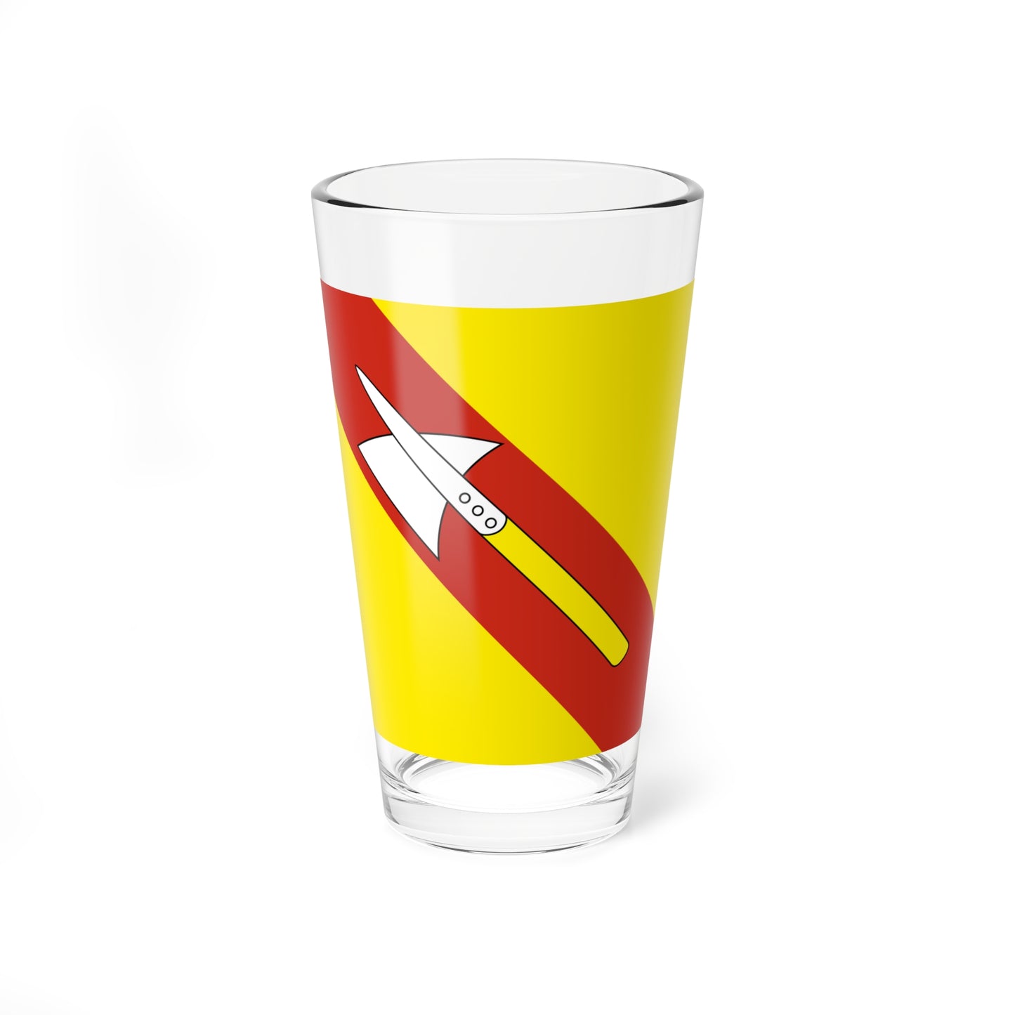 CHE Schlatt-Haslen Flag (Switzerland) Pint Glass 16oz