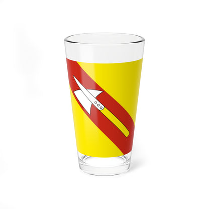 CHE Schlatt-Haslen Flag (Switzerland) Pint Glass 16oz