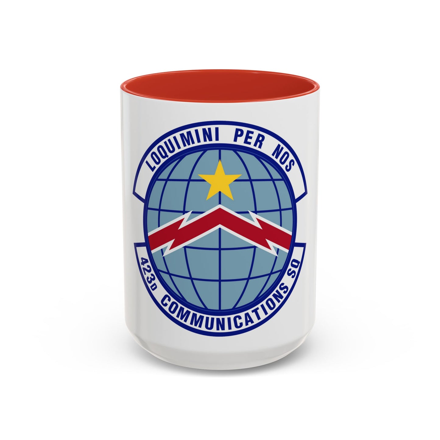 423d Communications Squadron (U.S. Air Force) Accent Coffee Mug