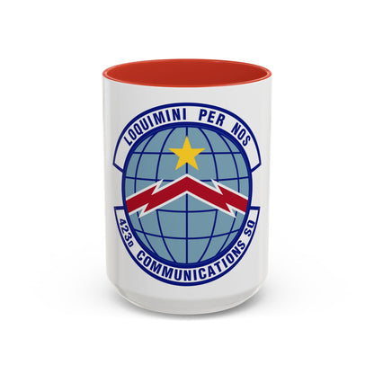 423d Communications Squadron (U.S. Air Force) Accent Coffee Mug