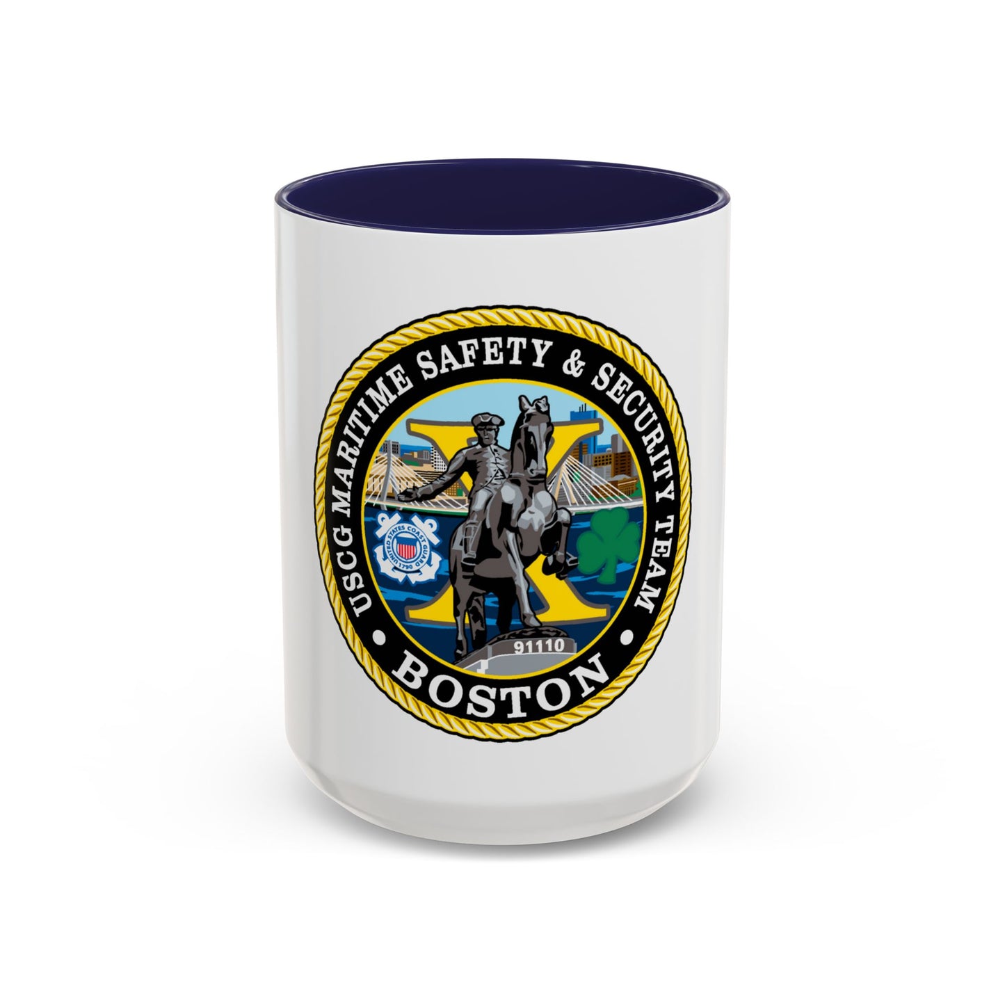 USCG Maritime Safety & Sec Team MSST Boston (U.S. Coast Guard) Accent Coffee Mug