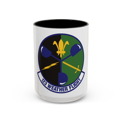 123d Weather Flight (U.S. Air Force) Accent Coffee Mug