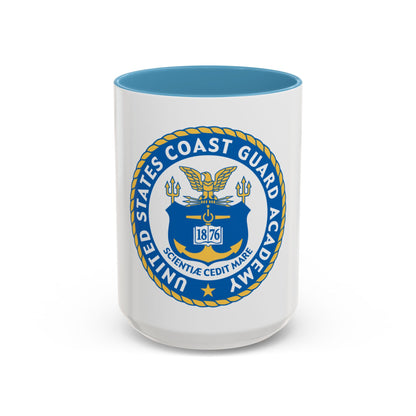 USCG Academy (U.S. Coast Guard) Accent Coffee Mug