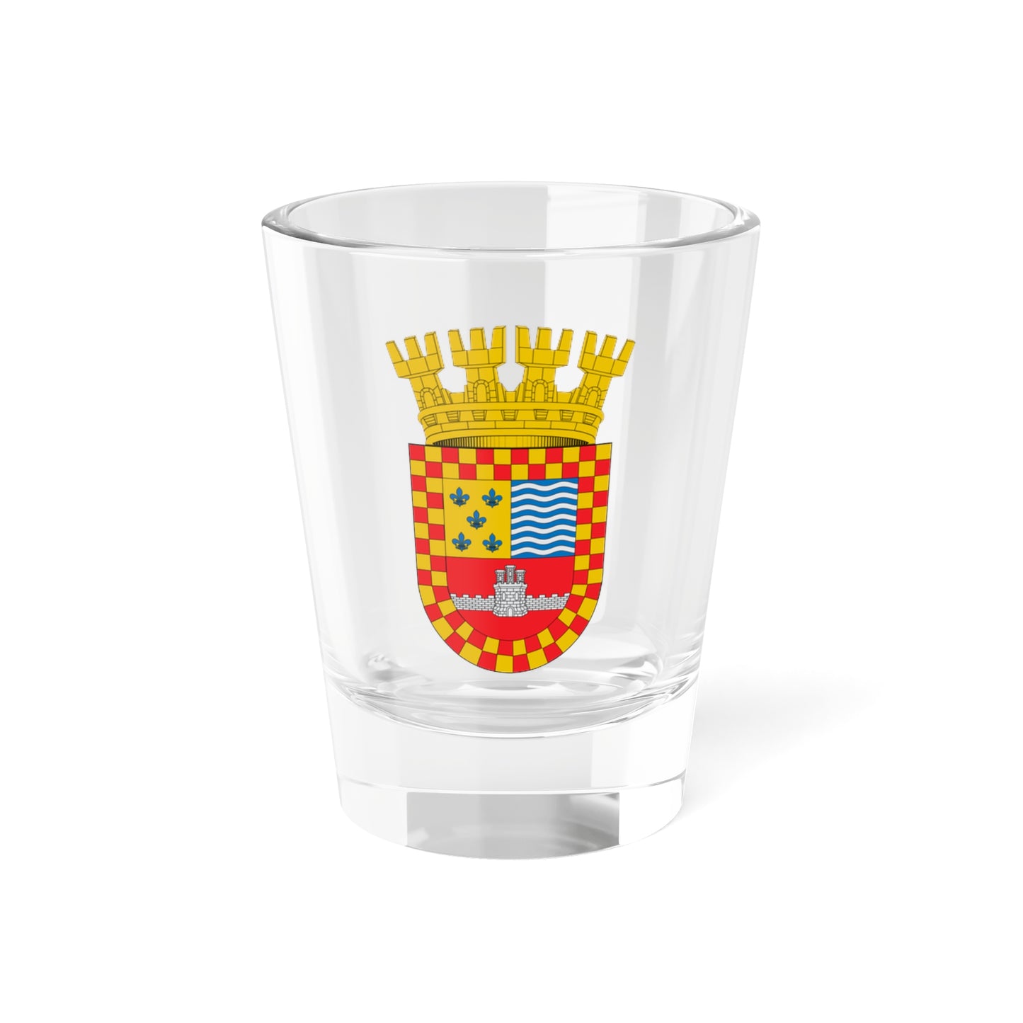 Escudo de Santa Juana (Chile) (Coat of Arms) Shot Glass 1.5oz