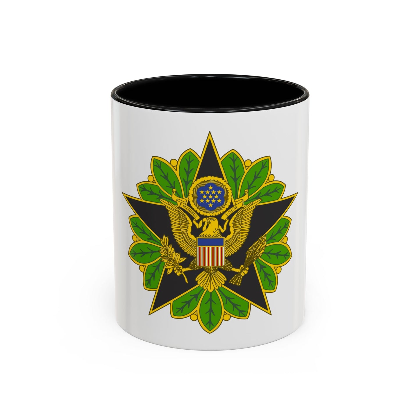 Staff Identification Badge (U.S. Army) Accent Coffee Mug